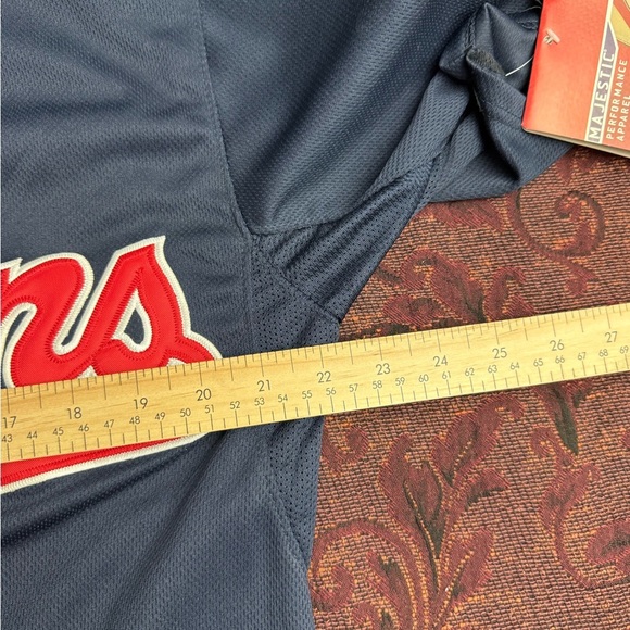 VTG Cleveland Indians Michael Brantley Majestic Performance Apparel MLB Jersey - Picture 3 of 5